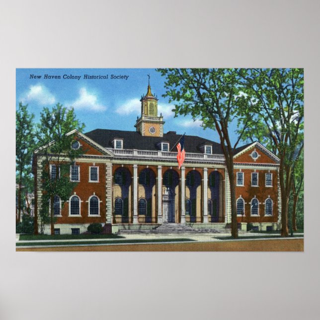 Poster New Haven Colony Historical Society (Devant)