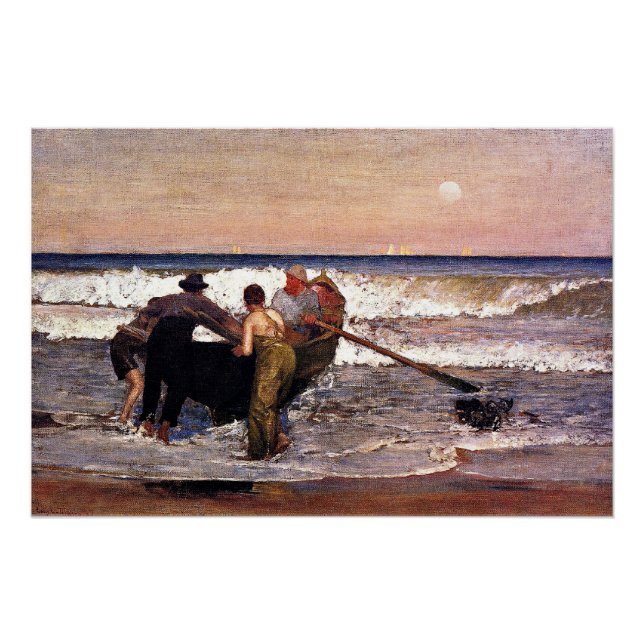 Poster New Jersey, Sortir du bateau, art (Devant)