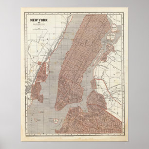 Poster New York and vicinity