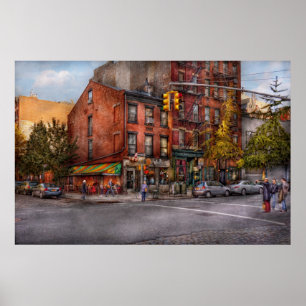 Poster New York City - coin d'une manière et de cette