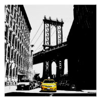 New York City Nyc Taxi jaune Brooklyn Bridge