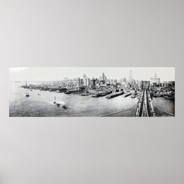 Poster New York City Panorama (1918) (Devant)