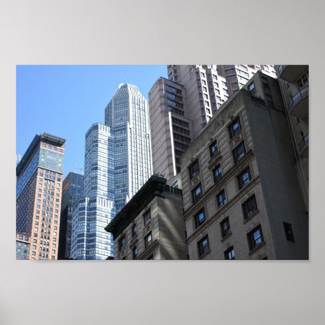 Poster New York City Photography Hi-Rise Architecture NYC (Devant)