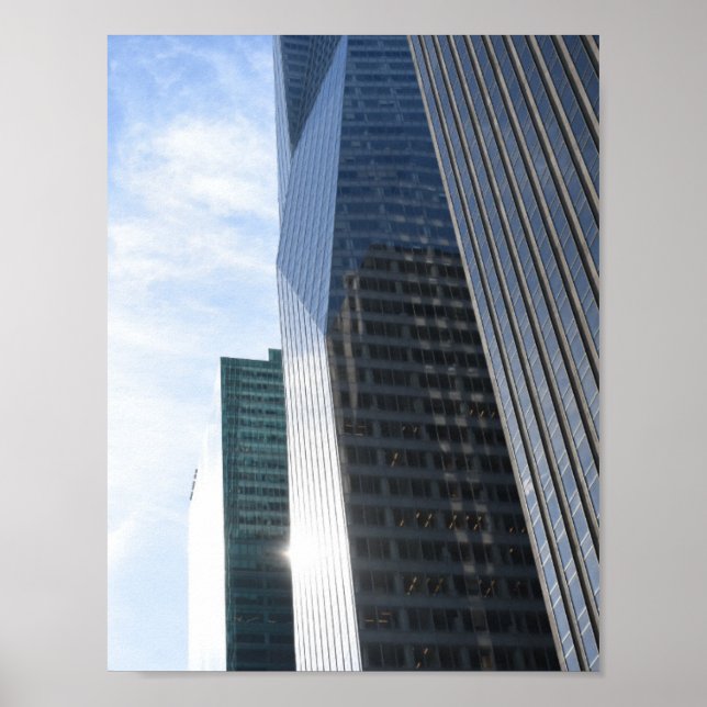 Poster New York City Photography Hi-Rise Architecture NYC (Devant)
