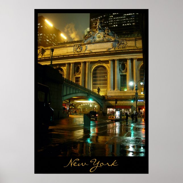 Poster New York Cityscape New York (Devant)
