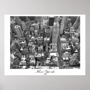 Poster New York Cityscape New York Empire Imprimer