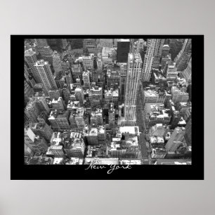 Poster New York Cityscape New York Empire Imprimer