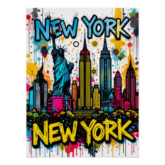 Poster New York Dreams: Vibrant Urban Travel
