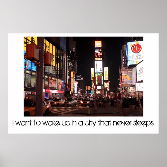 Poster New York, New York (Devant)