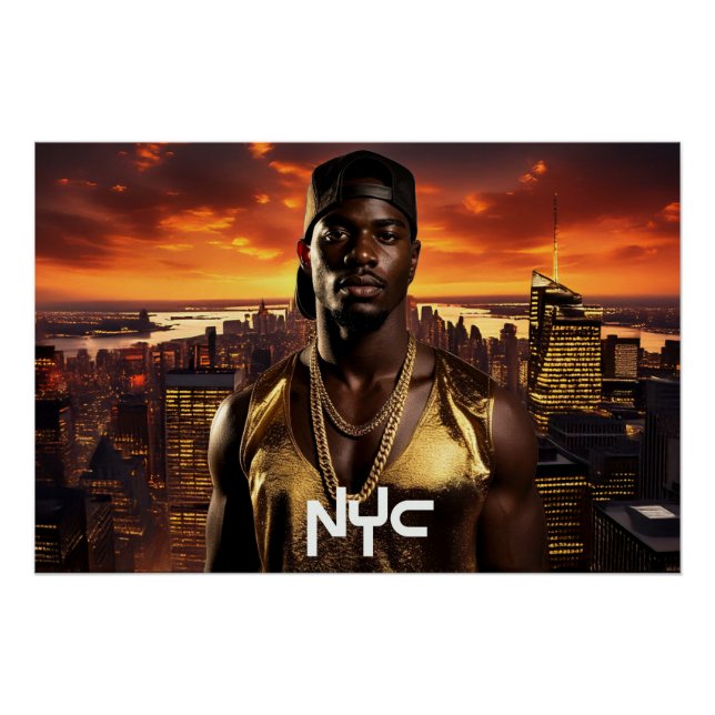 POSTER NEW YORK - NYC (Devant)