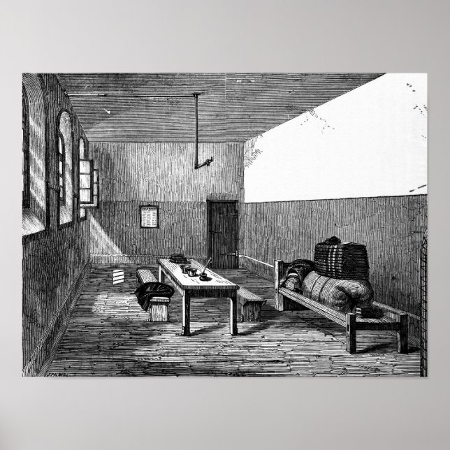 Poster Newgate de cellule condamnée (Devant)