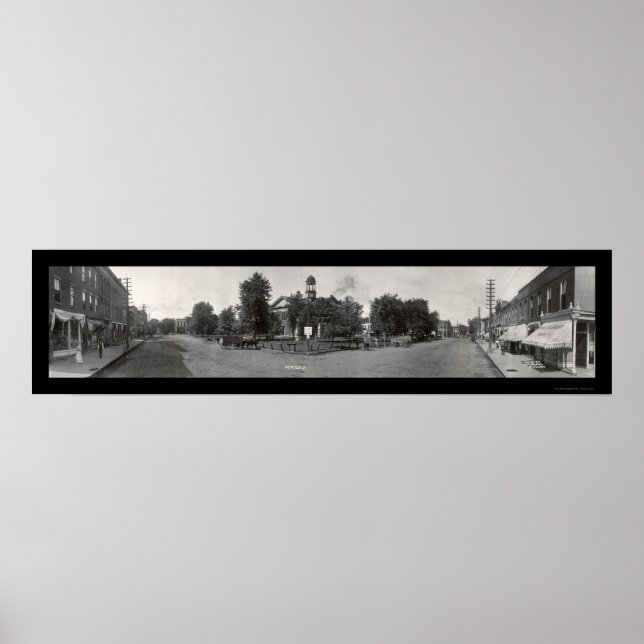 Poster Newton, Iowa Photo 1907 (Devant)