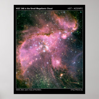 Poster NGC346InSmallMagellanicCloud-20