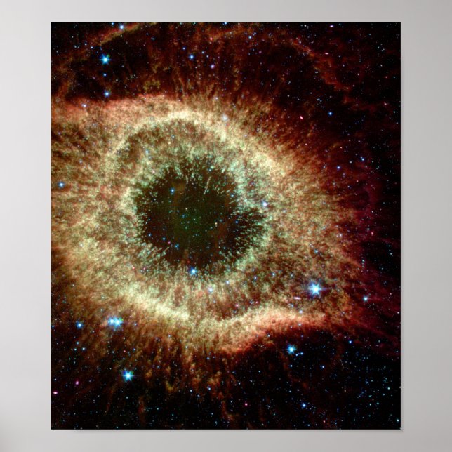 Poster NGC 7293 L'Helix Nebula NASA (Devant)