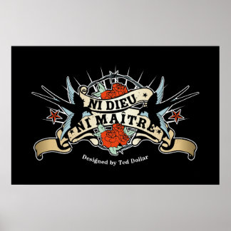 Poster Ni Dieu Ni MAITRE