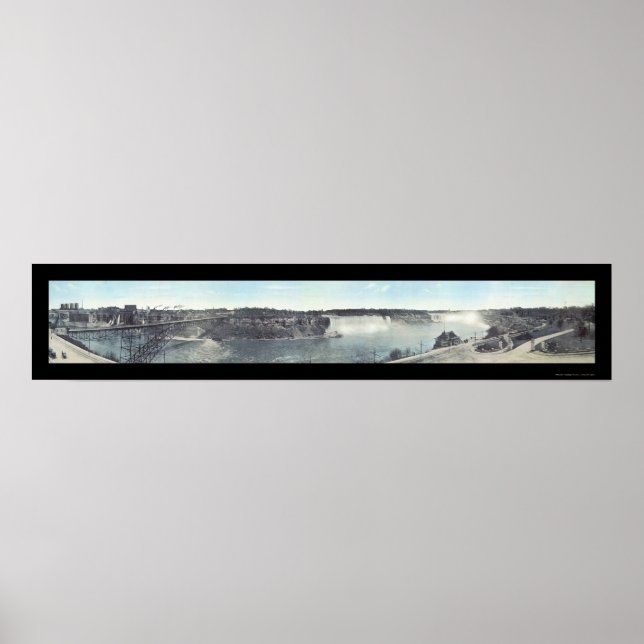 Poster Niagara Falls, Canada Photo 1913 (Devant)