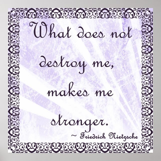 Poster - Nietzsche (Devant)