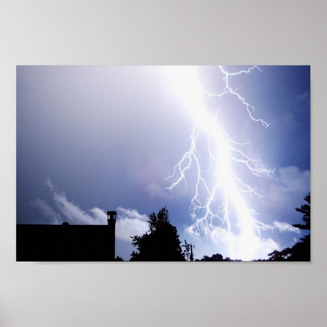 Poster Night Lightning (Devant)