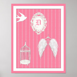 Poster N'importe quel Arrière - plan de couleur - Ailes d