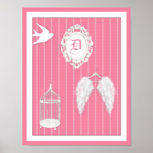 Poster N'importe quel Arrière - plan de couleur - Ailes d (Devant)