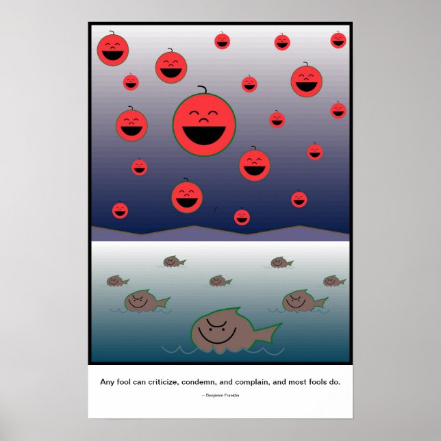 Poster N'importe quel idiot peut... (Devant)