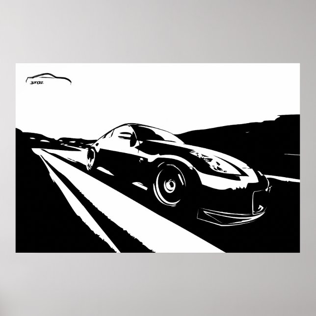 Poster Nissan 350z (Devant)