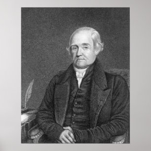 Poster Noah Webster a gravé par G. Parker