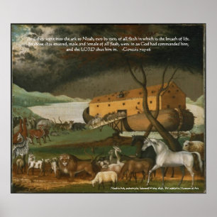 Poster Noah's Ark Bible Scripture Art Imprimer