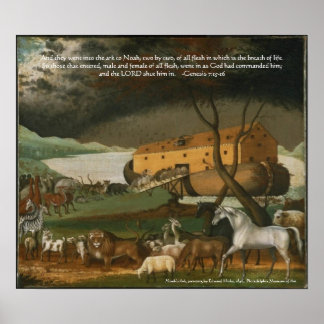Poster Noah's Ark Bible Scripture Art Imprimer