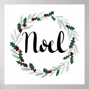 Poster Noel Christmas Wreath