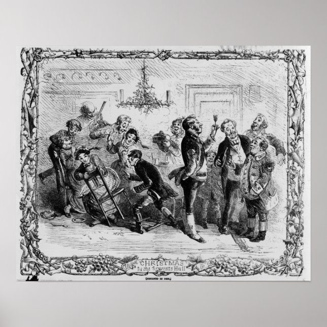 Poster Noël dans la salle du serviteur (Devant)