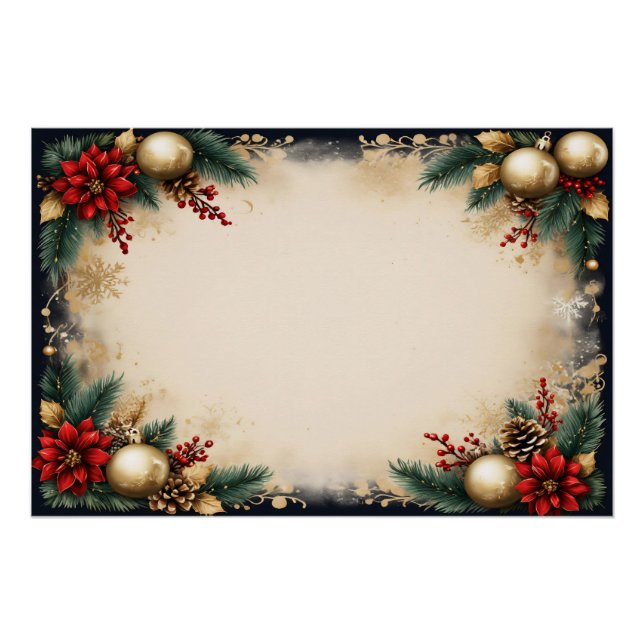Poster Noël d'hiver (Devant)