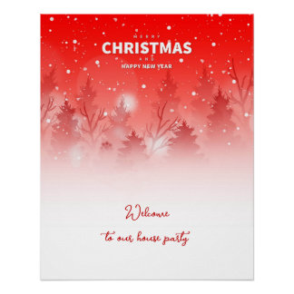 Poster Noël Festif