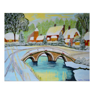 Poster Noël Hiver