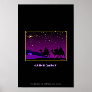 Poster Noël Jésus