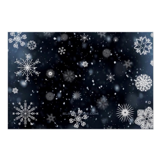 Poster Noël SlipperyJoe de différentes tailles (Devant)