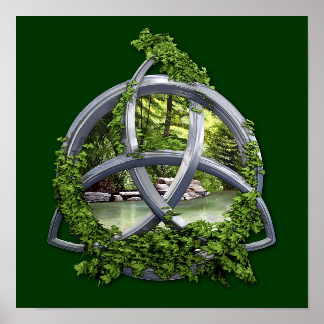 Poster Noeud Chrome (Devant)