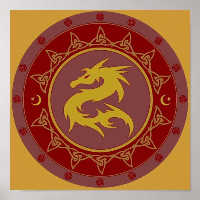 Poster Noeud de dragon 7 (Devant)