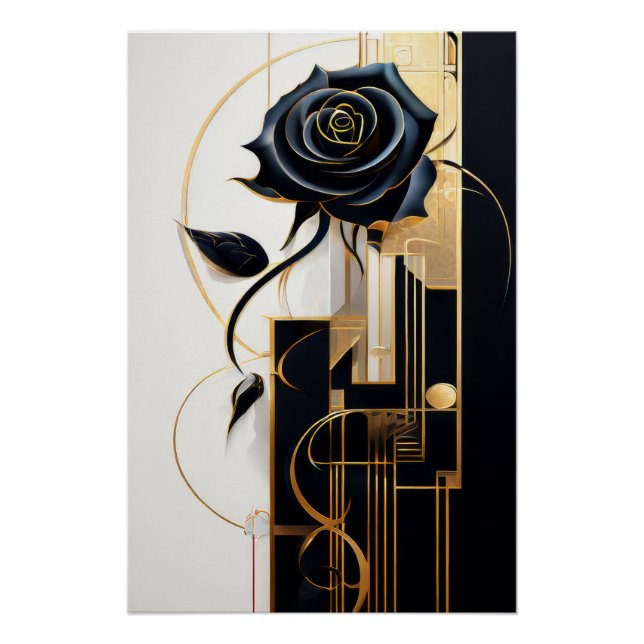 Poster Noir Blossom (Devant)