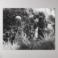 Poster noir et blanc Charon Ferryman sur Styx