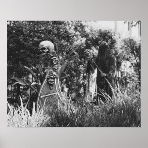 Poster noir et blanc Charon Ferryman sur Styx