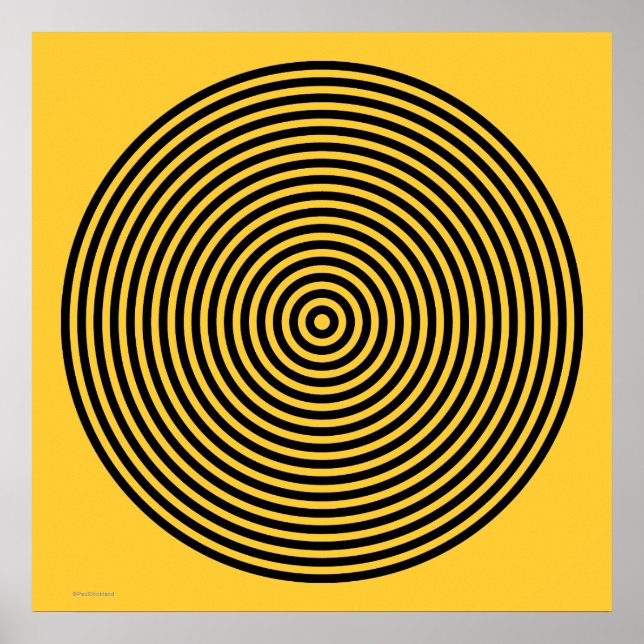 Poster noir et jaune (Devant)