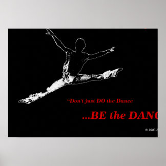 Poster noir Projet de danse ERT #1