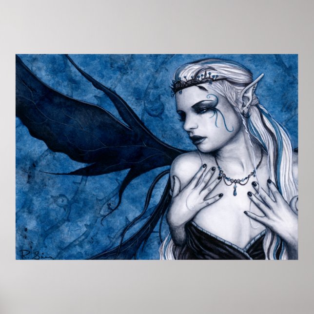 Poster noir Tiara (Devant)