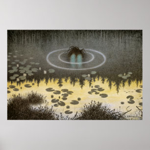 Poster Nøkken [esprit de l'eau]