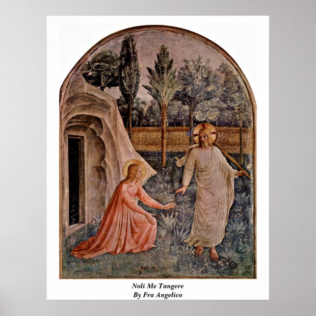 Poster Noli Me Tangere Par Fra Angelico (Devant)