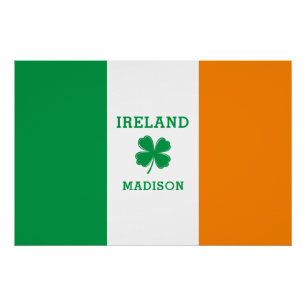 Poster Nom personnalisé Irlande