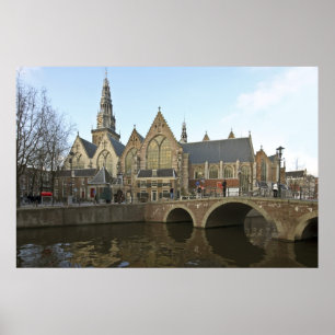 Poster Noorderkerk à Amsterdam la Pays-Bas