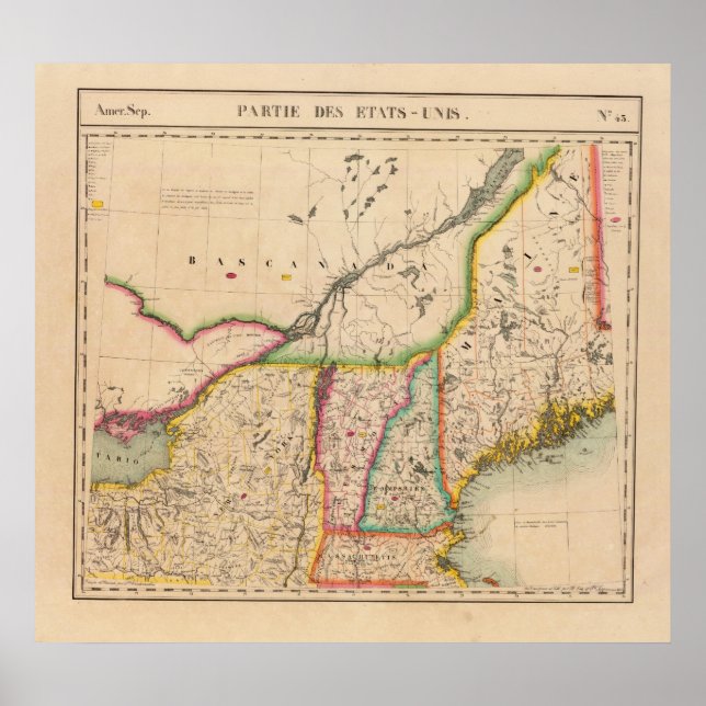 Poster Nord-Est des États-Unis 43 (Devant)