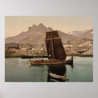 Poster Nordpaybaat, Nordland, Norvège